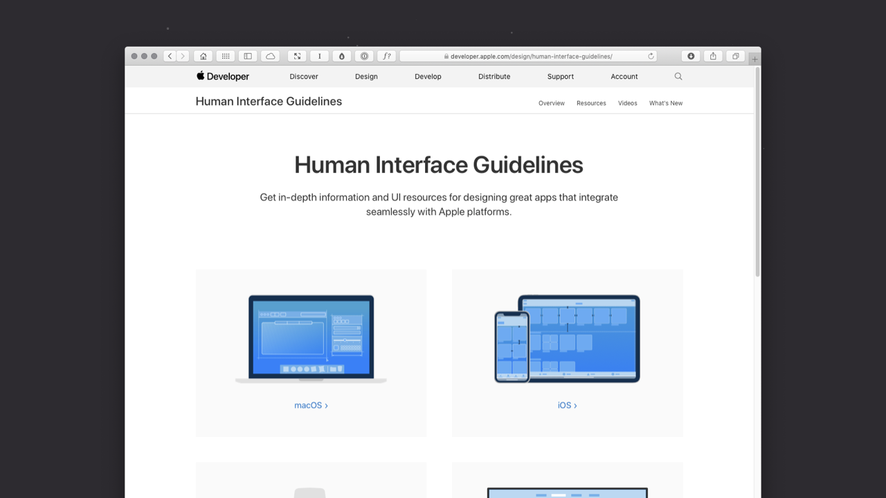 Apple human interface guidelines что это