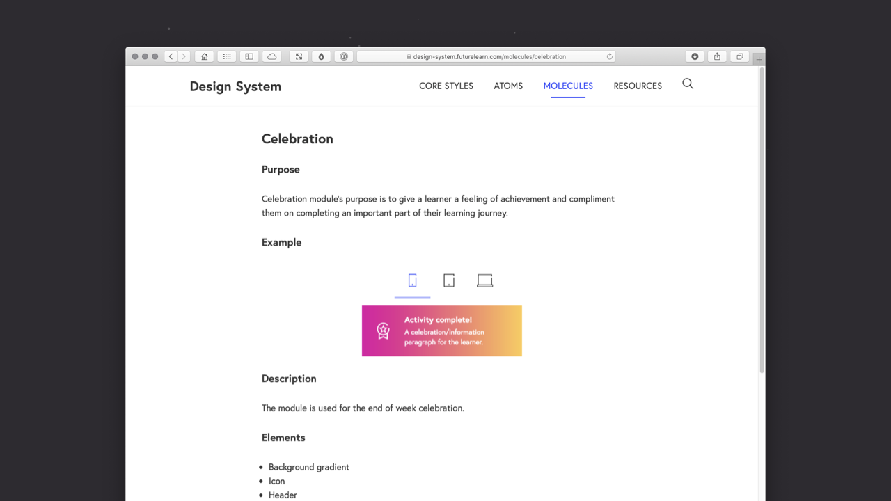 FutureLearn’s Design System