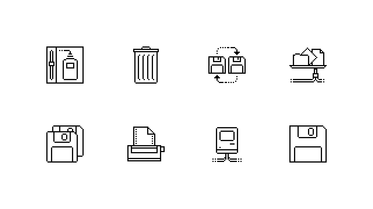 Susan Kare’s Original Macintosh Icons