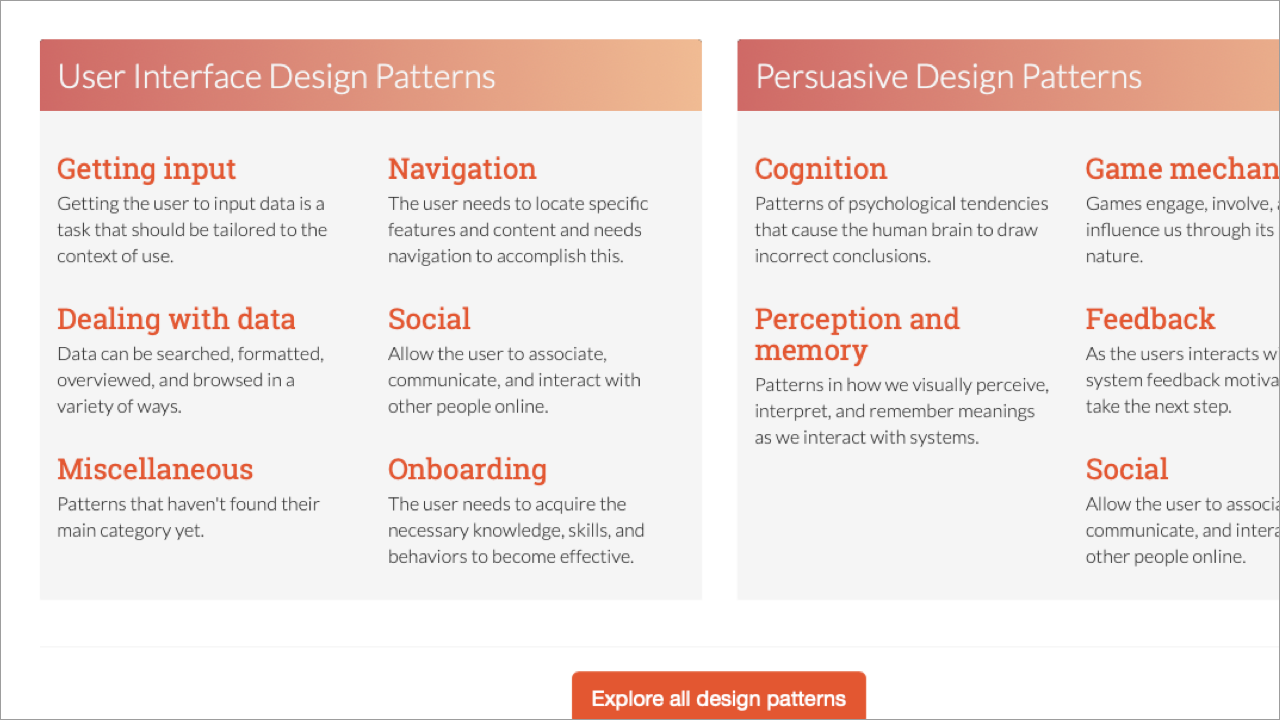 UI Patterns (Detail)